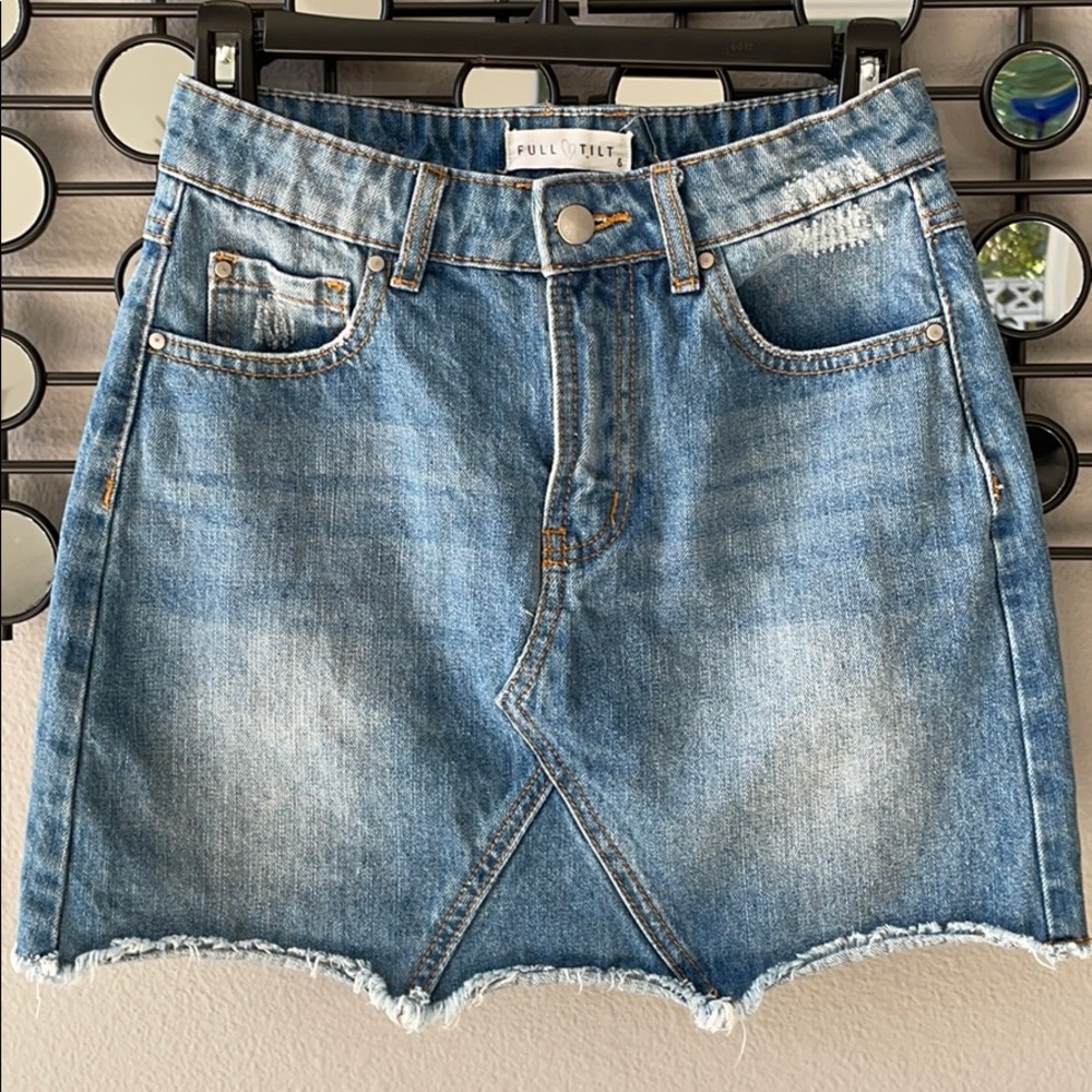Full Tilt Denim Mini Skirt